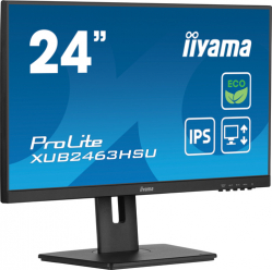 Monitor IIYAMA XUB2463HSU-B1 23.8 ETE IPS FHD  3ms HDMI DP USB glosniki