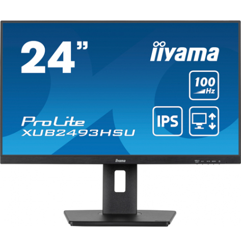 Monitor IIYAMA XUB2493HSU-B6 24 ETE IPS FHD  1ms FreeSync glosniki  Stand Pivot