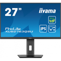 Monitor IIYAMA XUB2763QSU-B1 Green Choice 27 IPS WQHD 2ms HDMI DP USB glosniki FreeSync Stand