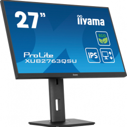 Monitor IIYAMA XUB2763QSU-B1 Green Choice 27 IPS WQHD 2ms HDMI DP USB glosniki FreeSync Stand