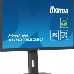 Monitor IIYAMA XUB2763QSU-B1 Green Choice 27 IPS WQHD 2ms HDMI DP USB glosniki FreeSync Stand