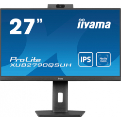 Monitor IIYAMA XUB2790QSUH-B1 27 IPS QHD LED 0.4ms DP HDMI USB-C Out v3.2 kamera  glosniki