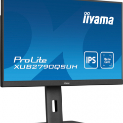 Monitor IIYAMA XUB2790QSUH-B1 27 IPS QHD LED 0.4ms DP HDMI USB-C Out v3.2 kamera  glosniki