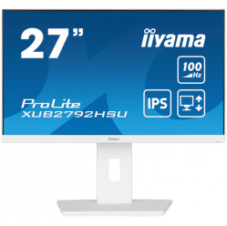 Monitor IIYAMA XUB2792HSU-W6 27 ETE IPS FHD  0.4ms HDMI DP USB FreeSync glosniki  bialy