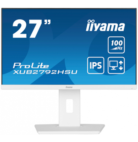 Monitor IIYAMA XUB2792HSU-W6 27 ETE IPS FHD  0.4ms HDMI DP USB FreeSync glosniki  bialy