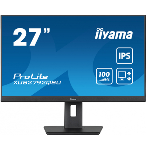 Monitor IIYAMA XUB2792QSU-B6 27 ETE IPS WQHD  0.4ms FreeSync stand Pivot HDMI