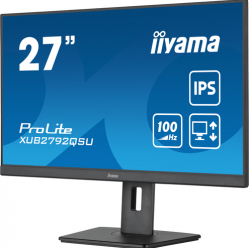 Monitor IIYAMA XUB2792QSU-B6 27 ETE IPS WQHD  0.4ms FreeSync stand Pivot HDMI