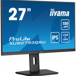 Monitor IIYAMA XUB2793QSU-B6 27 ETE IPS WQHD QHD 1ms glosniki HDMI DP USB FreeSync