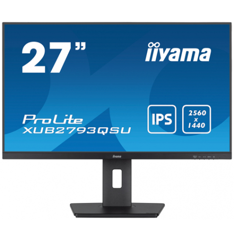 Monitor IIYAMA XUB2793QSU-B7 27 IPS QHD  1ms HDMI DP USB glosniki