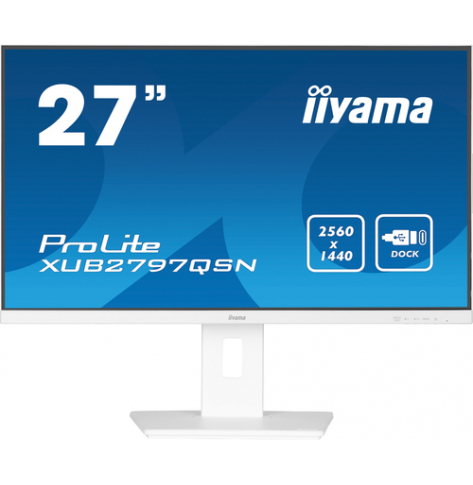 Monitor IIYAMA XUB2797QSN-W1 27 IPS WQHD  1ms HDMI DP glosniki