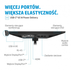 Monitor HP E24m G4 64.45cm 24 IPS FHD FHD  HDMI USB-C