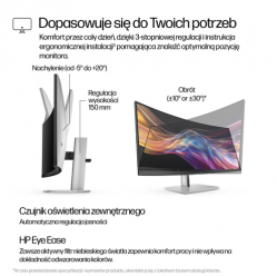 Monitor HP 738pu 37.5 WUHD HDMI DP Display