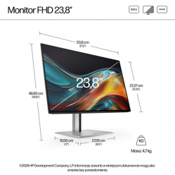 Monitor HP 724pf G3 23.8i FHD Display HDMI DP