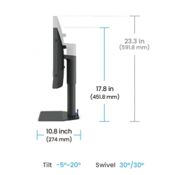 Monitor BENQ SW242Q 24.1 16:10 WQXGA IPS 5ms GTG HDMI DP USB-C