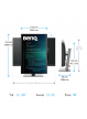 Monitor BENQ RD240Q 24.1 IPS WQXGA  5ms HDMI DP USB-C glosniki Pivot