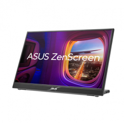 Monitor ASUS ZenScreen MB16QHG Portable 16 IPS WLED WQXGA 16:10 120Hz 500cd/m2 5ms HDMI szary  czarny