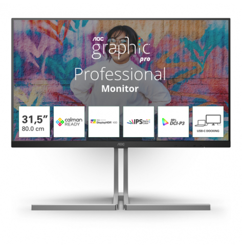 Monitor AOC U32U3CV 31.5 Nano IPS WLED UHD HDMI