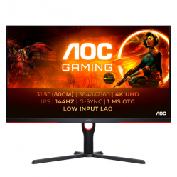 Monitor AOC U32G3X/BK 31.5 IPS 4K UHD 160Hz 1ms HDMI DP