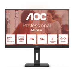 Monitor AOC U27E3UF 27 IPS UHD 4ms 16:9 HDMI DP USB czarny