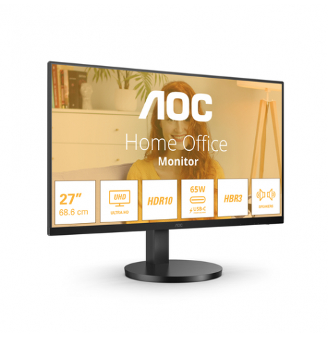 Monitor AOC U27B3CF 27 UHD HDMI USB czarny