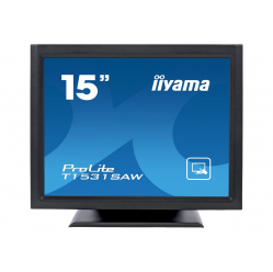 Monitor IIYAMA T1531SAW-B5 B 15 Touch HD TN Touch SAW VGA HDMI DP glosniki  czarny