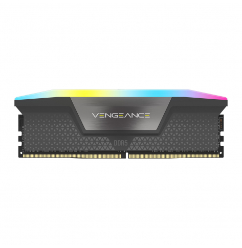 Pamięć CORSAIR VENGEANCE RGB DDR5 16GB 1x16GB DDR5 5200 CL40-40-40-77 1.25V Intel XMP AMD EXPO - GREY