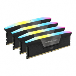 Pamięć CORSAIR VENGEANCE RGB DDR5 96GB 4x24GB DDR5 6400 CL32-40-40-84 1.40V Intel XMP - BLACK