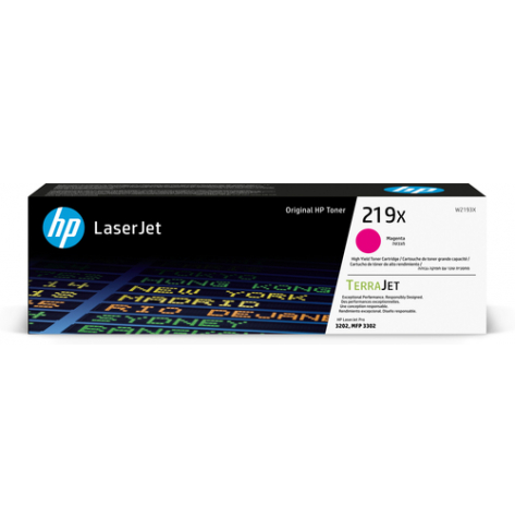 Toner HP 219X High Yield Magenta Original LaserJet Toner Cartridge