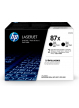 Toner HP 87X Black 18k Dual Pack CF287XD