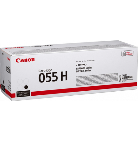 Toner CANON Cartridge 055 H BK