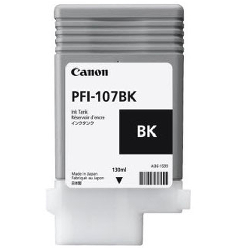 Tusz CANON PFI-107 BK Ink black 130ml iPF680/685 iPF780/785