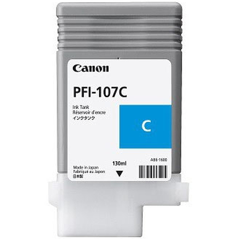 Tusz CANON PFI-107 C Ink cyan 130ml iPF680/685 iPF780/785