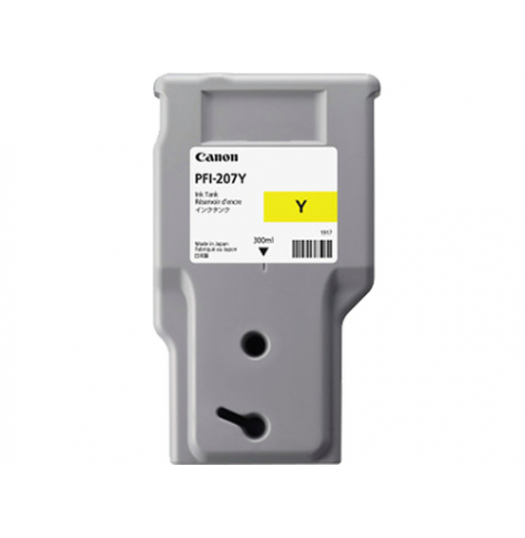 Tusz CANON PFI-207 Y Ink yellow 300ml iPF680/685 iPF780/785