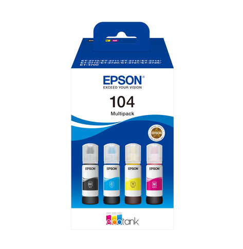 Tusz EPSON 104 EcoTank 4-colour Multipack
