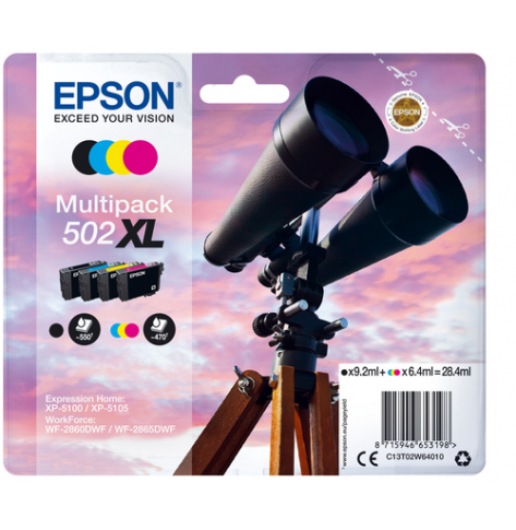 Tusz Epson CMY 6,4 ml Black 9,2 ml XP-5100