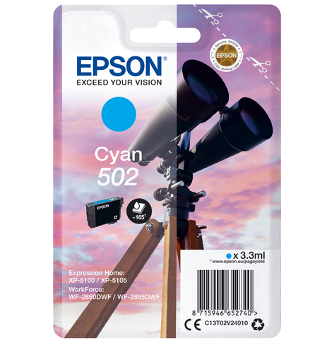 Tusz Epson Cyan 3,3 ml XP-5100