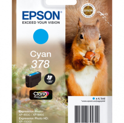 Tusz Epson cyan RF+AM  | 4.1ml | Claria photo HD