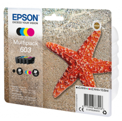 Multipack Epson C13T03U64010 C13T03U64010 CMY + BK 4-colours 603 3,4 ml + 3 x 2,4 ml