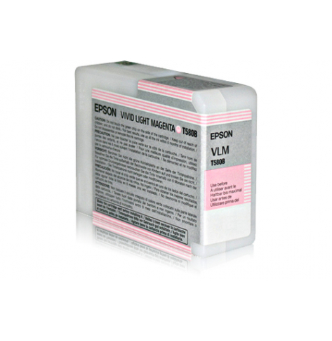 Tusz Epson T580B vivid light magenta | 80 ml | Stylus Pro 3880