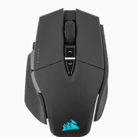 Mysz bezprzewodowa CORSAIR M65 RGB ULTRA Wireless Gaming Backlit LED Optical Silver ALU czarna