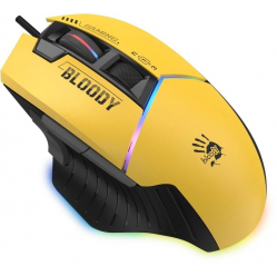 Myszka A4TECH BLOODY W95Max USB Sports Żółty