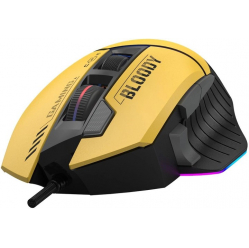 Myszka A4TECH BLOODY W95Max USB Sports Żółty