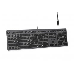 A4TECH FSTYLER FX60H White Backlit wired keyboard