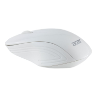 Mysz bezprzewodowa ACER RF2.4 Optiocal Moonstone biala