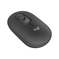 Mysz bezprzewodowa LOGITECH POP with emoji - czarna