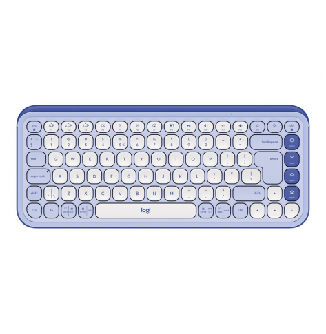 Klawiatura bezprzewodowa LOGITECH POP ICON KEYS - wrzosowy US