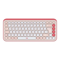 Klawiatura bezprzewodowa LOGITECH POP ICON KEYS - różowy US