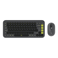 Zestaw klawiatura i mysz LOGITECH POP ICON COMBO - czarna US