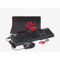 Zestaw A4TECH BLOODY USB B1700 B140N +ES7 + BP-50M USB Esports czarna EN