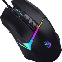 Myszka A4TECH BLOODY W60 MAX Stone czarna USB Activated